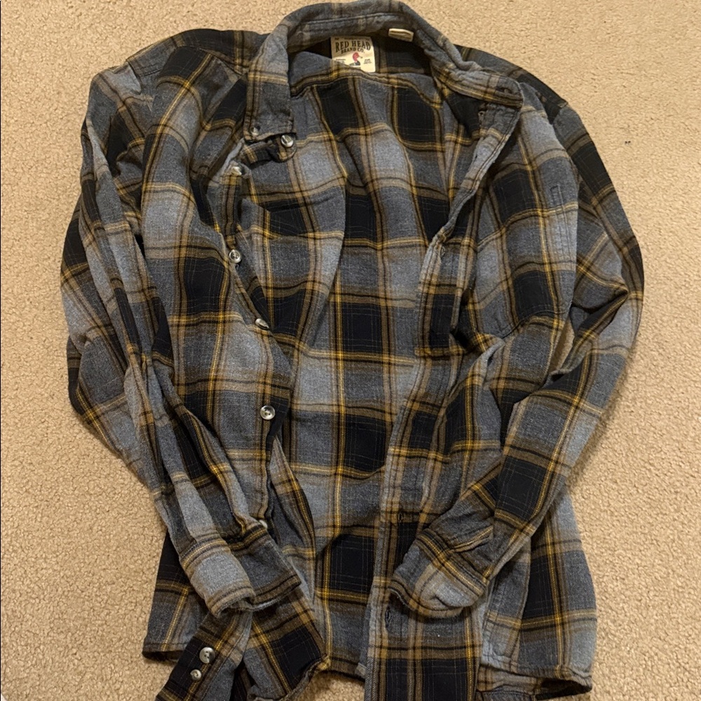 RedHead Plaid Shirt in Blue and Brown